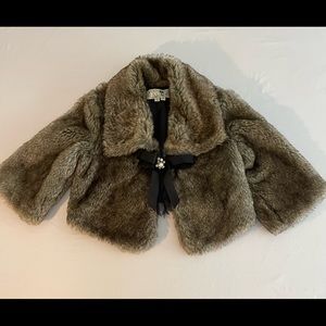 FAUX FUR SHRUG JACKET
